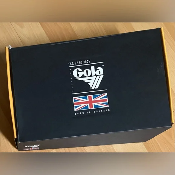 Gola Mustard High-Tops with Leopard Accent Size 7 - Picture 6 of 7